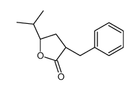 (3R,5R)-3-benzyl-5-propan-2-yloxolan-2-one结构式