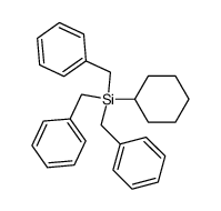 tribenzyl-cyclohexyl-silane Structure