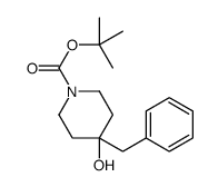 1-Boc-4-苄基-4-羟基哌啶结构式