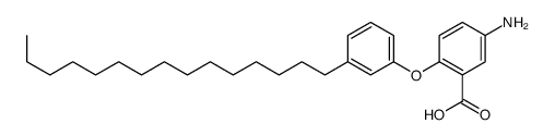 5-amino-2-(3-pentadecylphenoxy)benzoic acid结构式