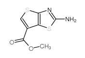 2-氨基噻吩并[2,3-d]噻唑-6-羧酸 甲酯结构式