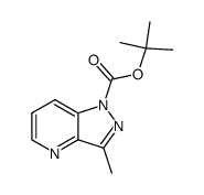 3-methyl-1-(tert-butoxycarbonyl)pyrazolo[4,3-b]pyridine结构式