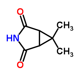 6,6-二甲基-3-氮杂二环[3.1.0]己烷-2,4-二酮结构式
