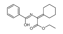 ethyl 2-benzamido-2-cyclohexylideneacetate Structure