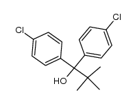 1,1-bis-(4-chloro-phenyl)-2,2-dimethyl-propan-1-ol结构式