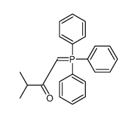 3-methyl-1-(triphenyl-λ5-phosphanylidene)butan-2-one结构式