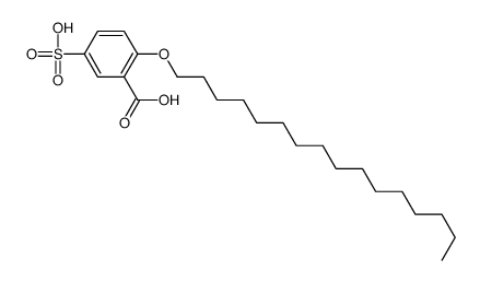 2-hexadecoxy-5-sulfobenzoic acid结构式