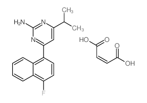 4-(4-FLUORONAPHTHALEN-1-YL)-6-ISOPROPYLPYRIMIDIN-2-AMINE MALEATE picture