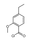 Benzoyl chloride, 4-ethyl-2-methoxy- (9CI) structure