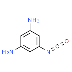 1,3-Benzenediamine,5-isocyanato-(9CI) Structure