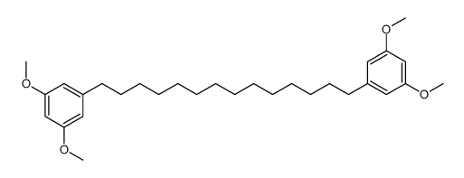 1-[14-(3,5-dimethoxyphenyl)tetradecyl]-3,5-dimethoxybenzene Structure