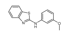 benzothiazol-2-yl-(3-methoxy-phenyl)-amine Structure