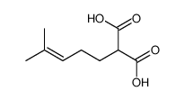 2-carboxy-6-methyl-5-heptenoic acid Structure