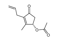 (S)-allethrolone acetate Structure