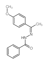 Benzoic acid,2-[1-(4-methoxyphenyl)ethylidene]hydrazide Structure