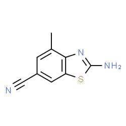 6-Benzothiazolecarbonitrile,2-amino-4-methyl-(8CI) picture