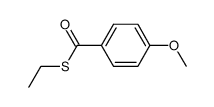 S-ethyl 4-methoxybenzothioate Structure
