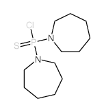 Phosphinothioicchloride, bis(hexahydro-1H-azepin-1-yl)- (7CI,8CI) Structure