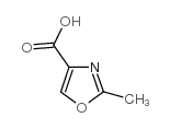 2-METHYL-1,3-OXAZOLE-4-CARBOXYLIC ACID structure