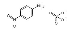 p-nitroanilinium hydrogen sulfate结构式