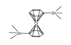 (Me3Sn-η6-C6H5)2Cr结构式