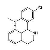 DL-1-(5-chloro-2-(methylamino)phenyl)-1,2,3,4-tetrahydroisoquinoline structure