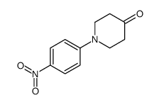 1-(4-硝基苯基)-哌啶-4-酮结构式