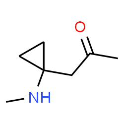2-Propanone, 1-[1-(methylamino)cyclopropyl]- (9CI)结构式