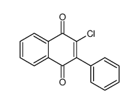 2-chloro-3-phenylnaphthalene-1,4-dione结构式