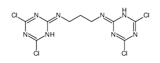 N,N'-bis(4,6-dichloro-1,3,5-triazin-2-yl)propane-1,3-diamine Structure