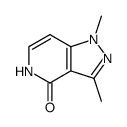 1,3-dimethyl-1,5-dihydro-pyrazolo[4,3-c]pyridin-4-one结构式