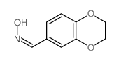 1,4-Benzodioxin-6-carboxaldehyde,2,3-dihydro-, oxime structure