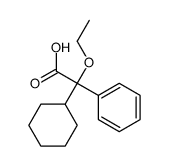 2-cyclohexyl-2-ethoxy-2-phenylacetic acid Structure