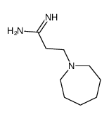 3-(azepan-1-yl)propanimidamide结构式