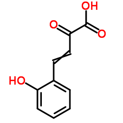 4-(2-Hydroxyphenyl)-2-oxo-3-butenoic acid Structure