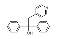 4-Pyridineethanol, a,a-diphenyl- Structure