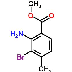 Methyl 2-amino-3-bromo-4-methylbenzoate Structure