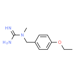 Guanidine, N-[(4-ethoxyphenyl)methyl]-N-methyl- (9CI) structure