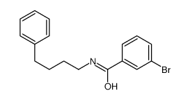 3-Bromo-N-(4-phenylbutyl)benzamide Structure