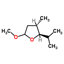 Furan, tetrahydro-5-methoxy-3-methyl-2-(1-methylethyl)-, (2R,3S)-rel- (9CI)结构式