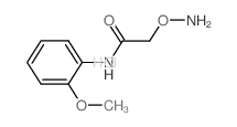 1-[[2-(AMMONIOOXY)ACETYL]AMINO]-2-METHOXYBENZENE CHLORIDE Structure