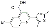 6-BROMO-2-(2,5-DIMETHYLTHIOPHEN-3-YL)QUINOLINE-4-CARBOXYLICACID图片