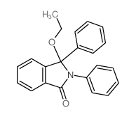 3-ethoxy-2,3-diphenyl-isoindol-1-one structure