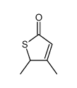 2,3-dimethyl-2H-thiophen-5-one结构式