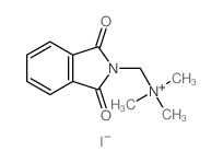 2H-Isoindole-2-methanaminium,1,3-dihydro-N,N,N-trimethyl-1,3-dioxo-, iodide (1:1)结构式