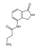 3-Amino-N-(1-oxo-2,3-dihydro-1H-isoindol-4-yl)-propionamide Structure