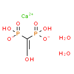 Phosphonic acid, (1-hydroxyethylidene)bis-, calcium salt (1:1), dihydrate picture