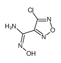 1,2,5-Oxadiazole-3-carboximidamide,4-chloro-N-hydroxy-结构式