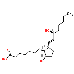 11-脱氧前列腺素F1α结构式