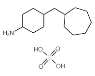 Cyclohexanamine, 4- (cycloheptylmethyl)-, sulfate (2:1) structure